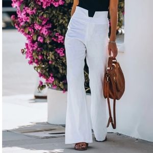 Vicidolls shayne ramie cotton high rise flare NEW